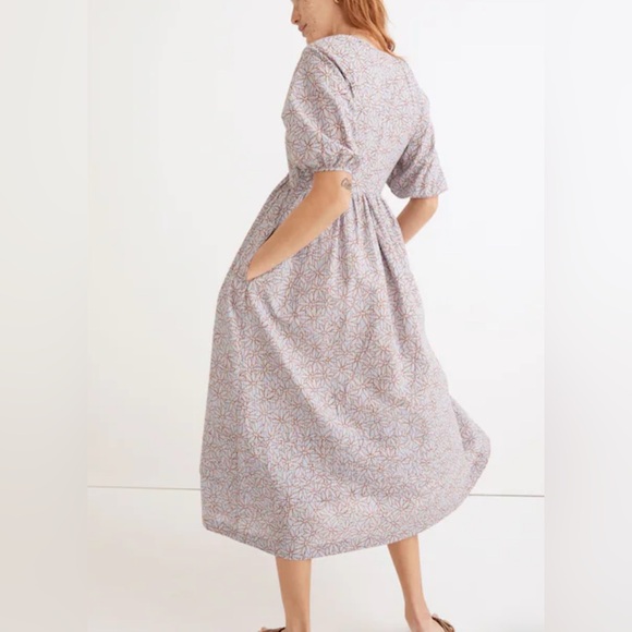 Madewell Floral Print Marianna Puff Sleeve sz Small - Picture 2 of 13